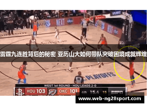 雷霆九连胜背后的秘密 亚历山大如何带队突破困境成就辉煌